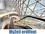 MyZeil in Frankfurt eröffnete am 26.02.2009. Deutschland modernstes Einkaufzentrum in der Frankfurter Zeil bietet Platz für 100 Shops, Geschäfte und Gastronomie  (Foto: MyZeil)